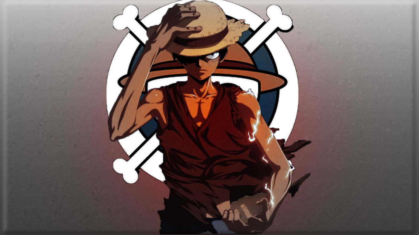 Cool Luffy Demonstrates His Ultimate Power. Wallpaper