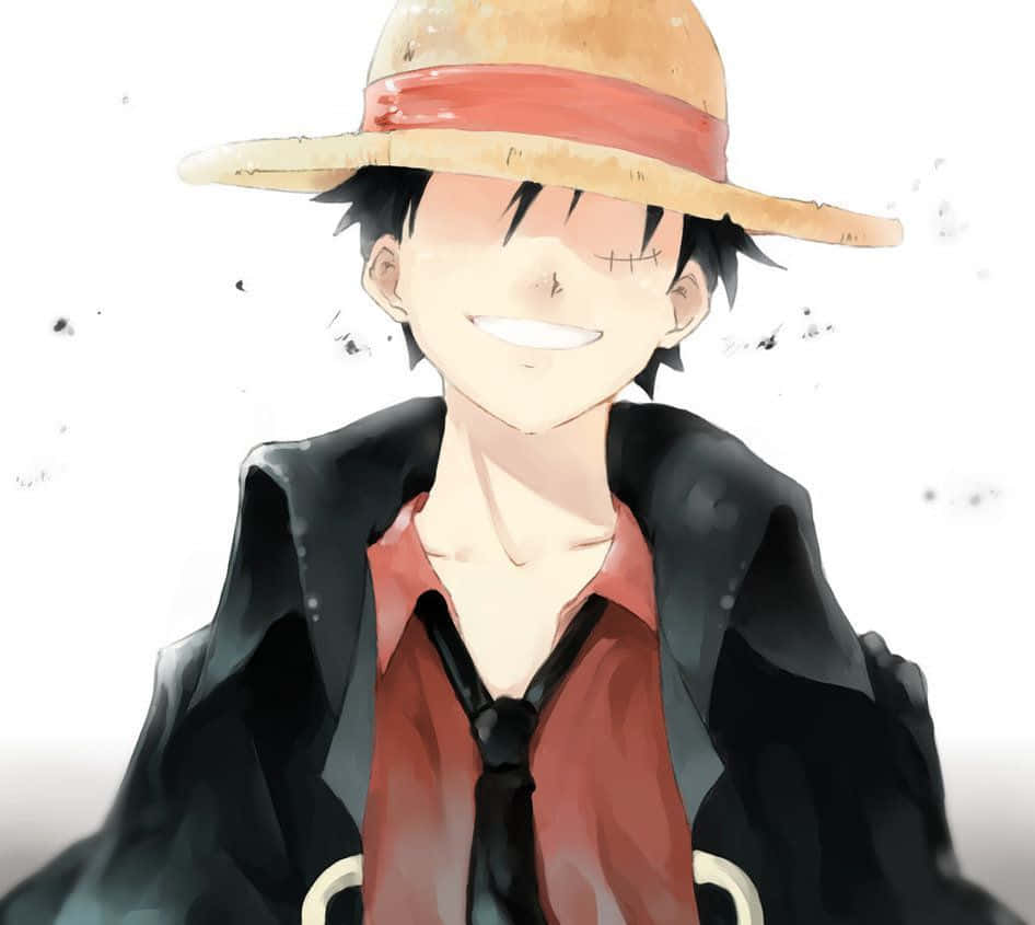 Cool Luffy Smiling Wallpaper