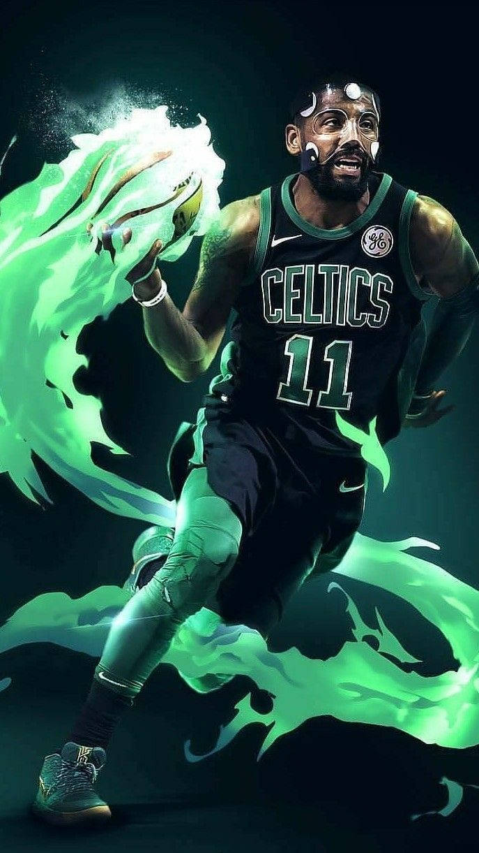 Cool Nba Celtics Poster Wallpaper