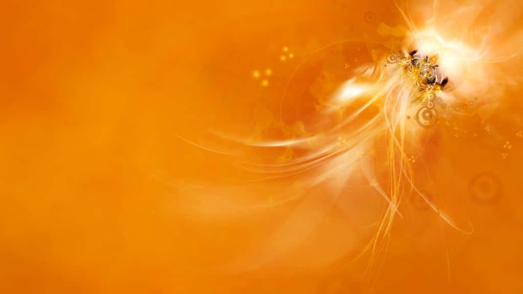 Cool Orange Smoke Wallpaper