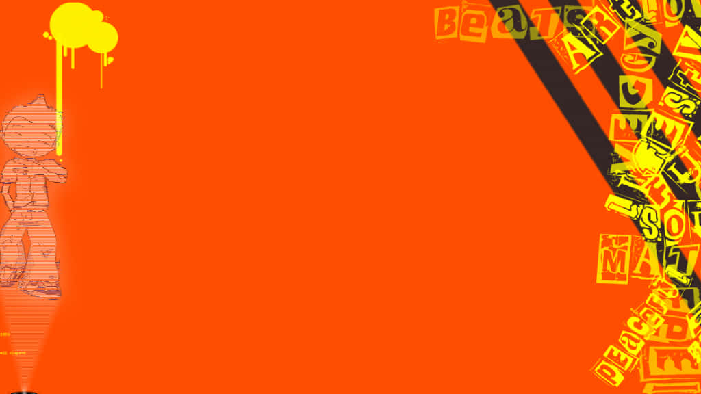 Cool Orange Template Wallpaper