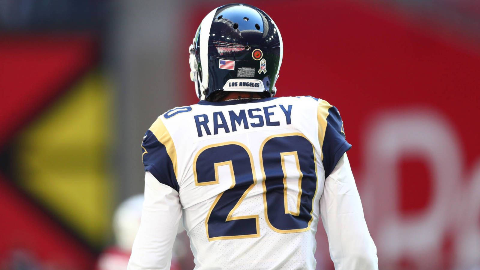 Cornerback Jalen Ramsey Rams Jersey Number 20 Wallpaper