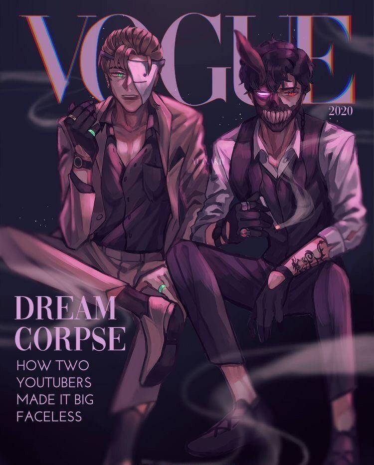 Corpse Husband And Dream Vogue Wallpaper
