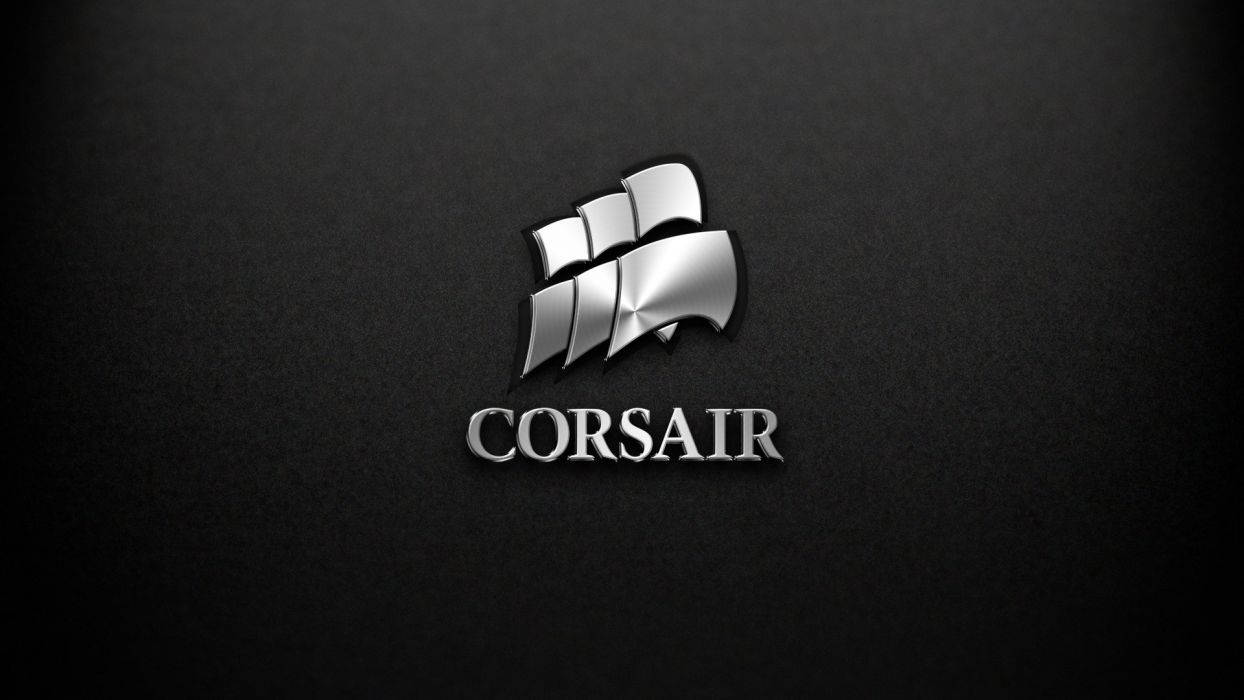Corsair 3d Silver Logo Wallpaper