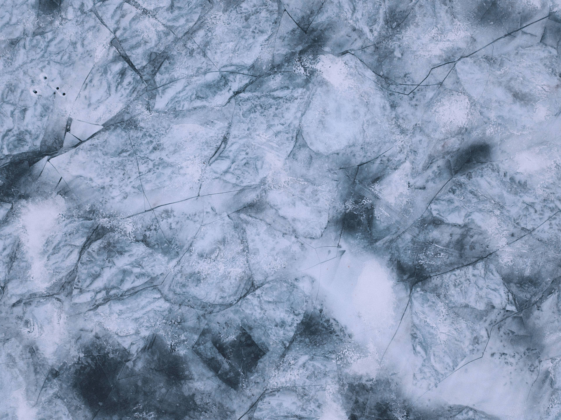 Cracked Frozen Water Wallpaper
