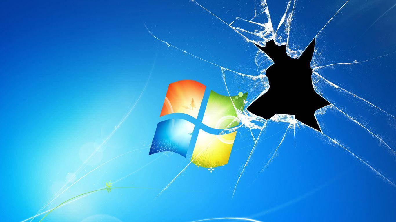 Cracked Windows Screen Coolest Desktop Wallpaper