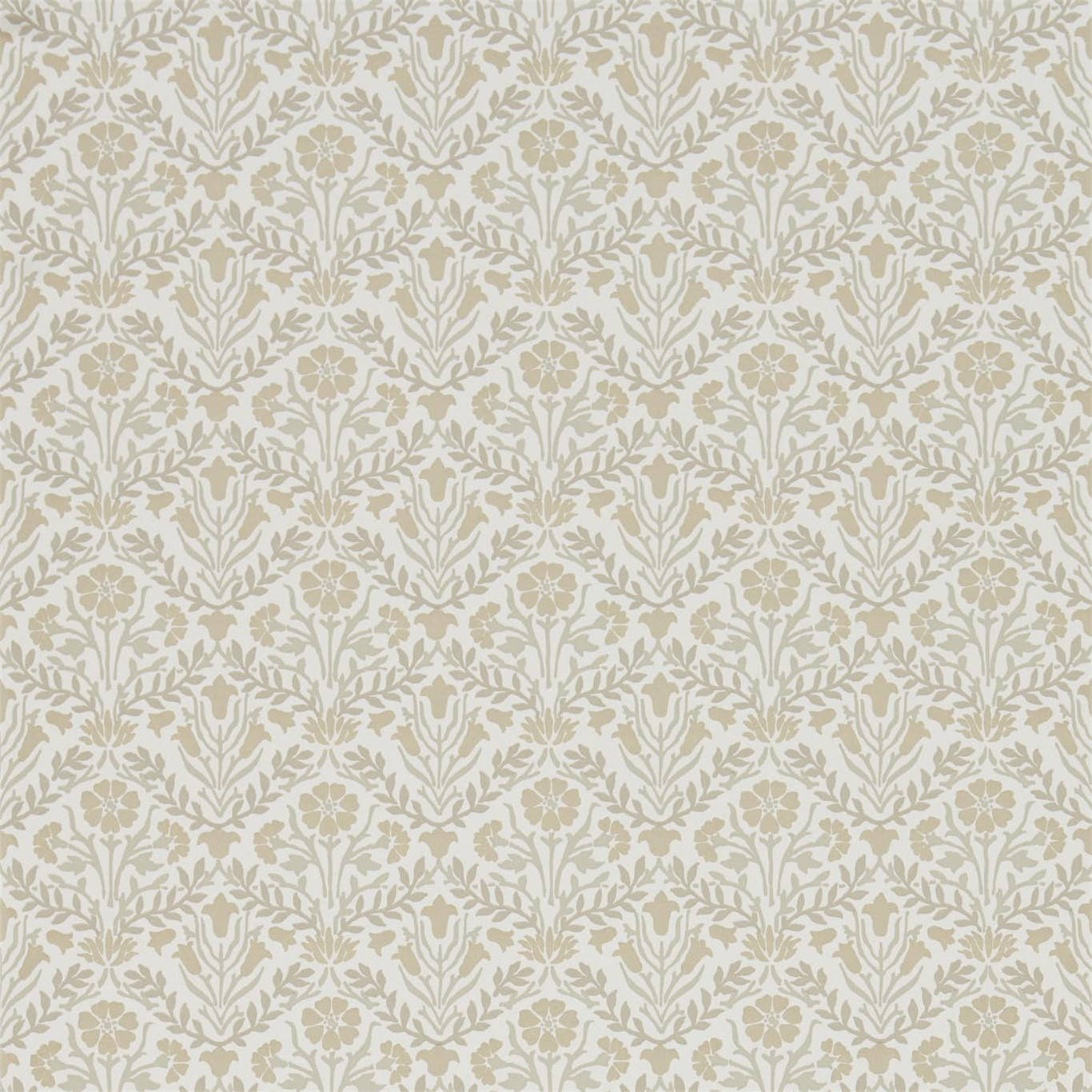 Cream Floral Pattern Wallpaper