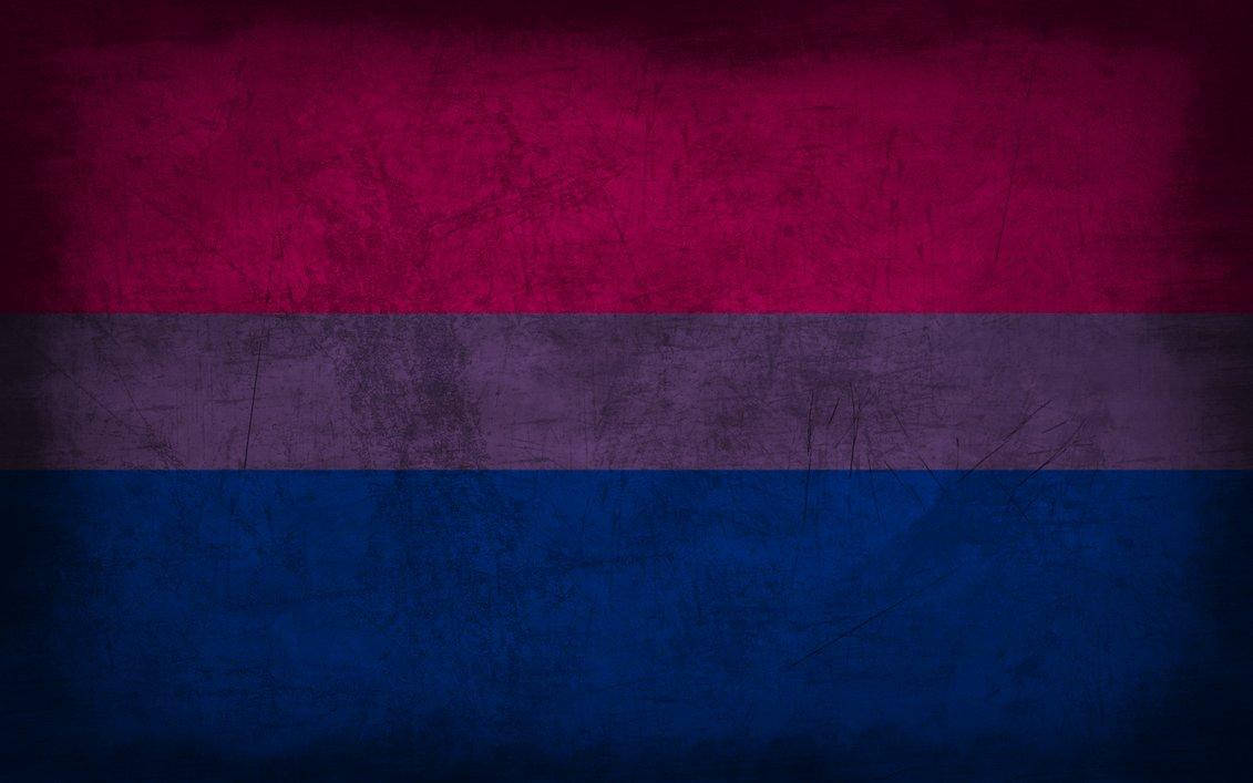Creative Bisexual Flag Art Wallpaper