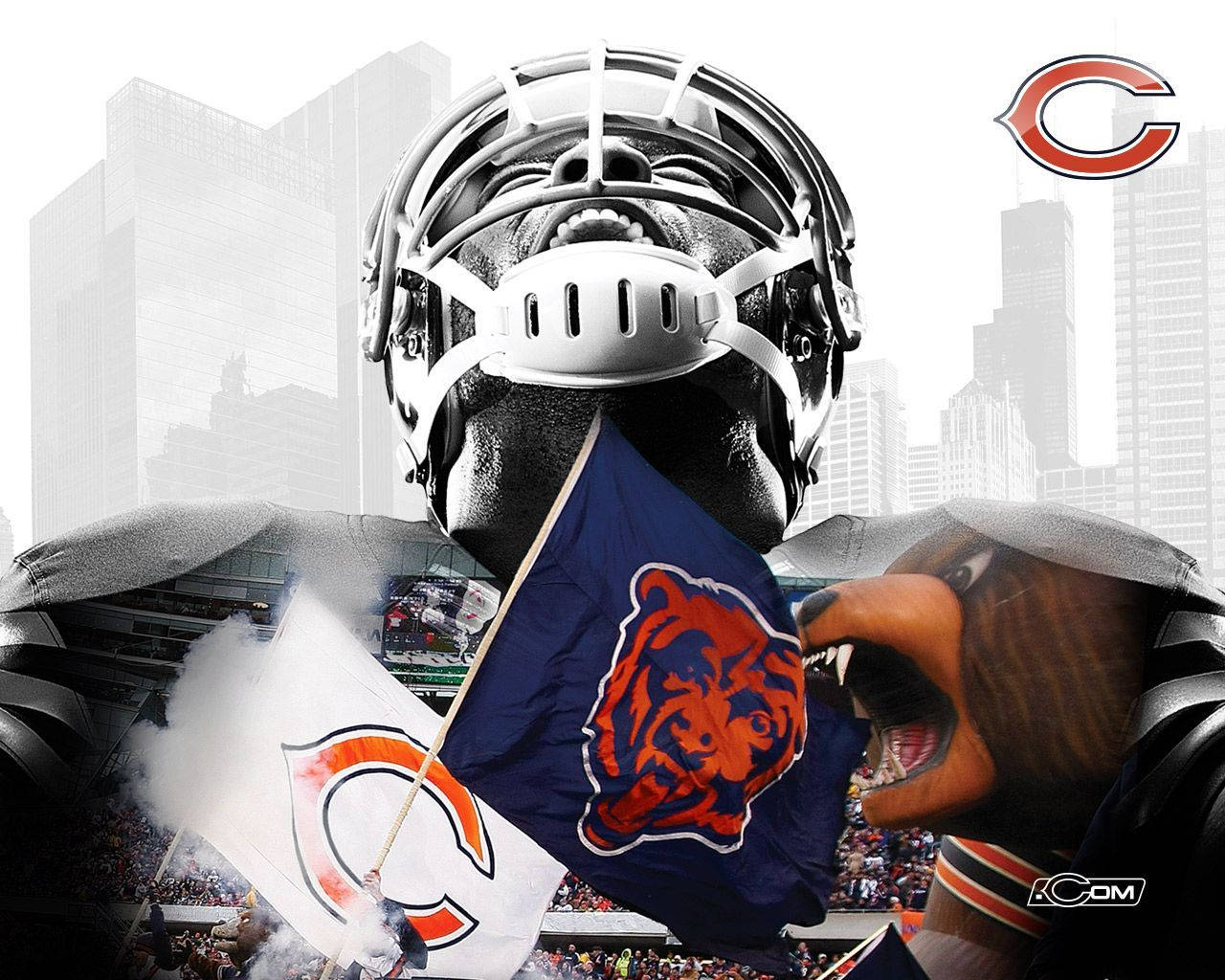 Creative Chicago Bears Wallpaper