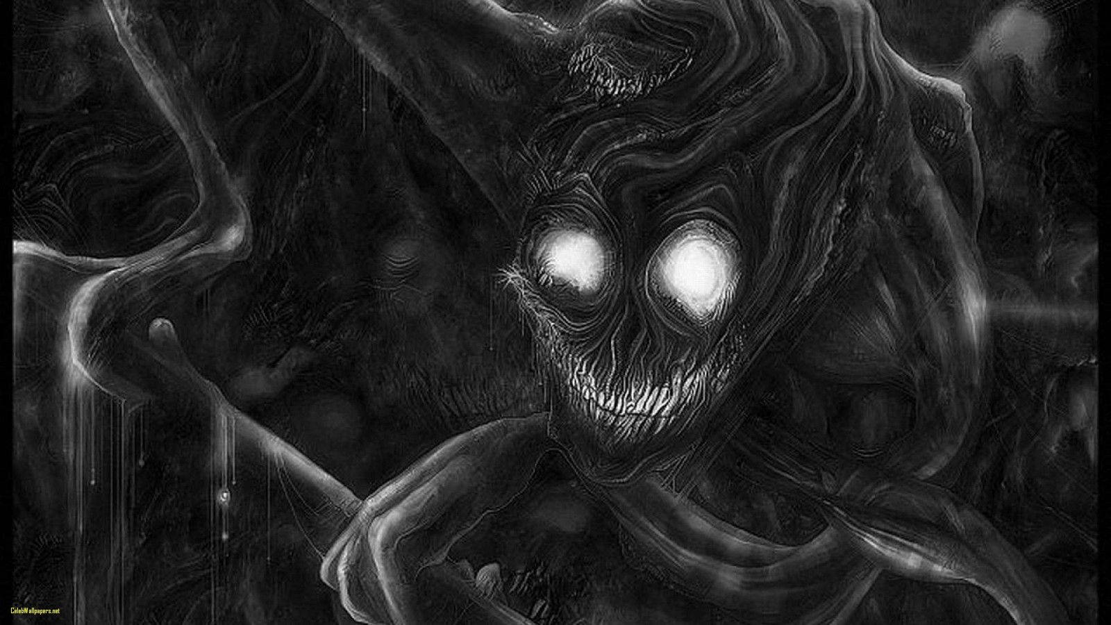 Creepy Shadow Monster Wallpaper