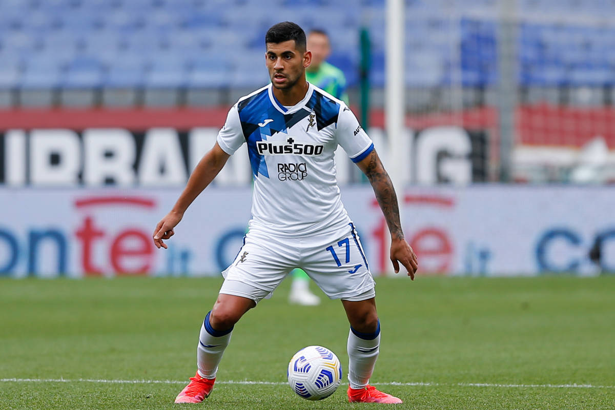 Cristian Romero Inside The Football Stadium Wallpaper