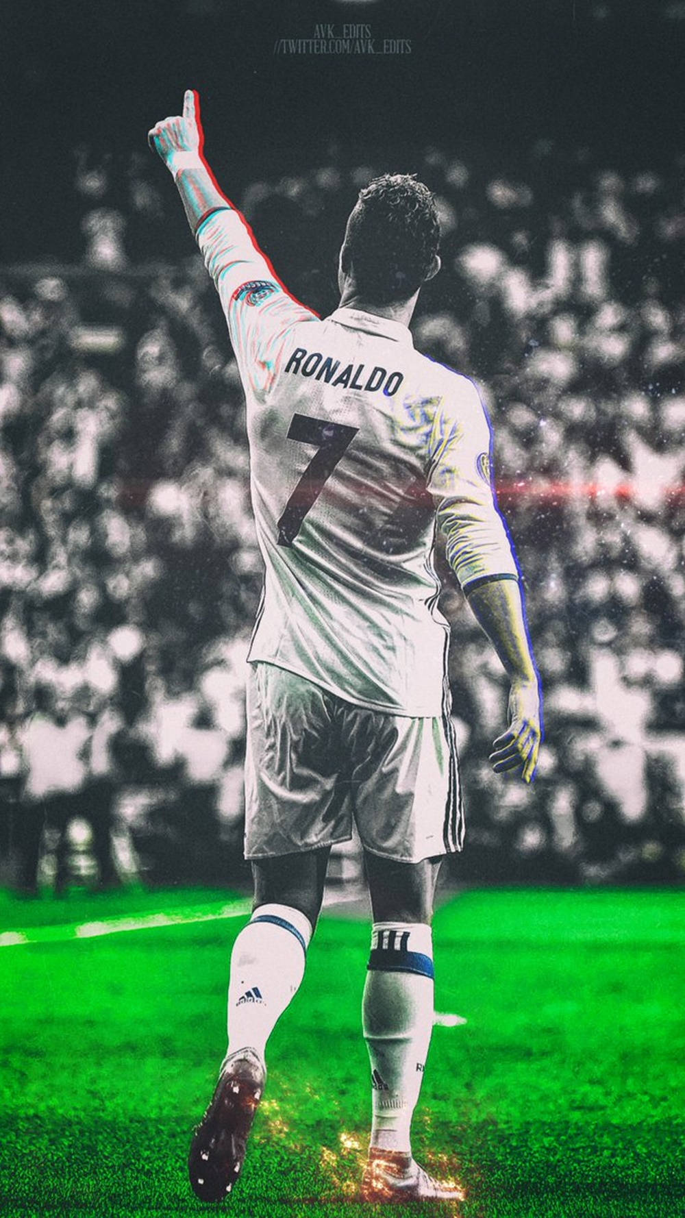 Cristiano Ronaldo Cool Football Player Backshot Wallpaper