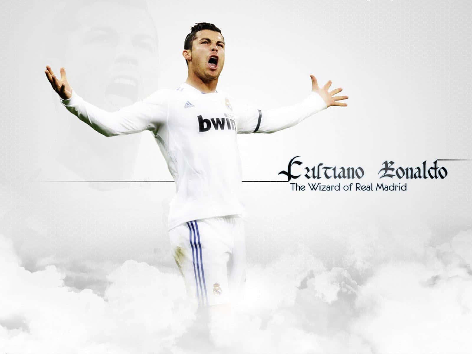 Cristiano Ronaldo Displaying His Soccer Prowess Wallpaper