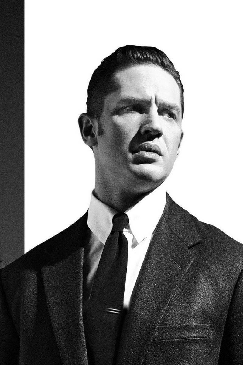 Cropped Movie Poster Of Tom Hardy Wallpaper
