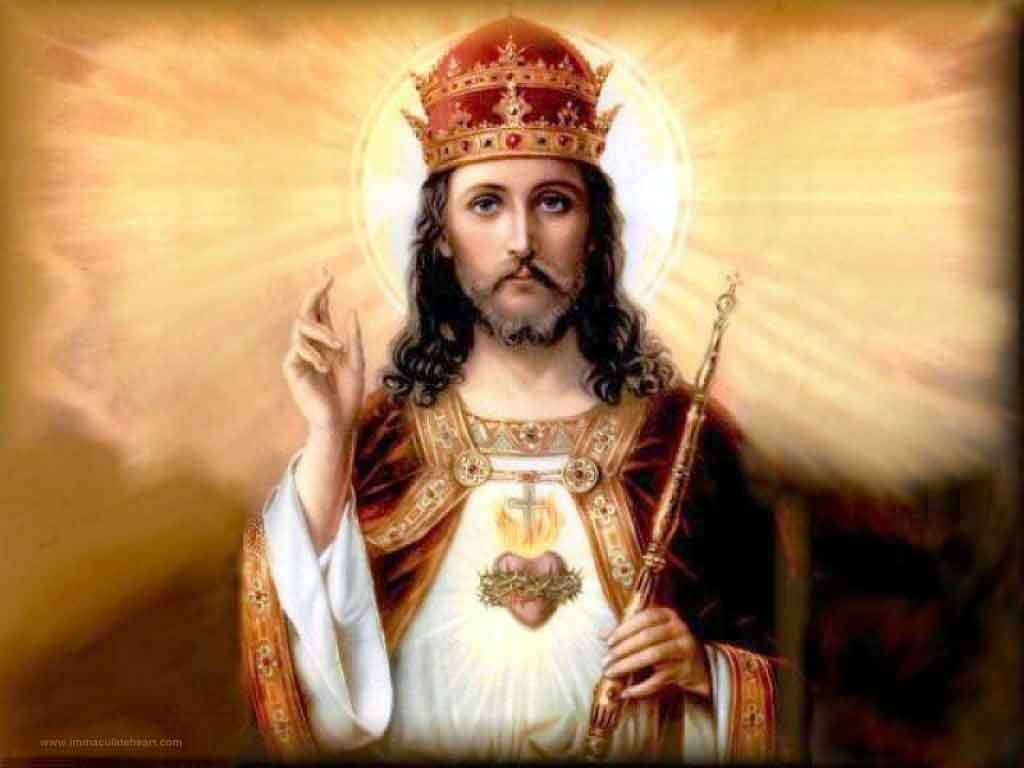 Crowned Christ God Laptop Wallpaper