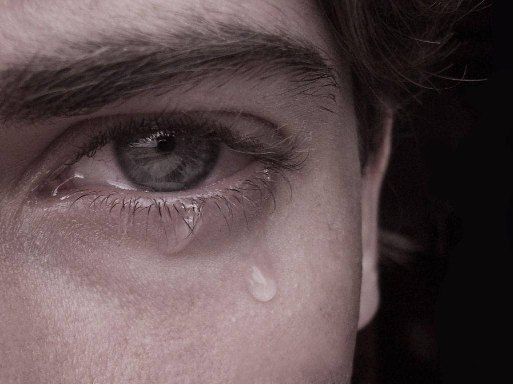 Crying Sad Boy In Tears Wallpaper