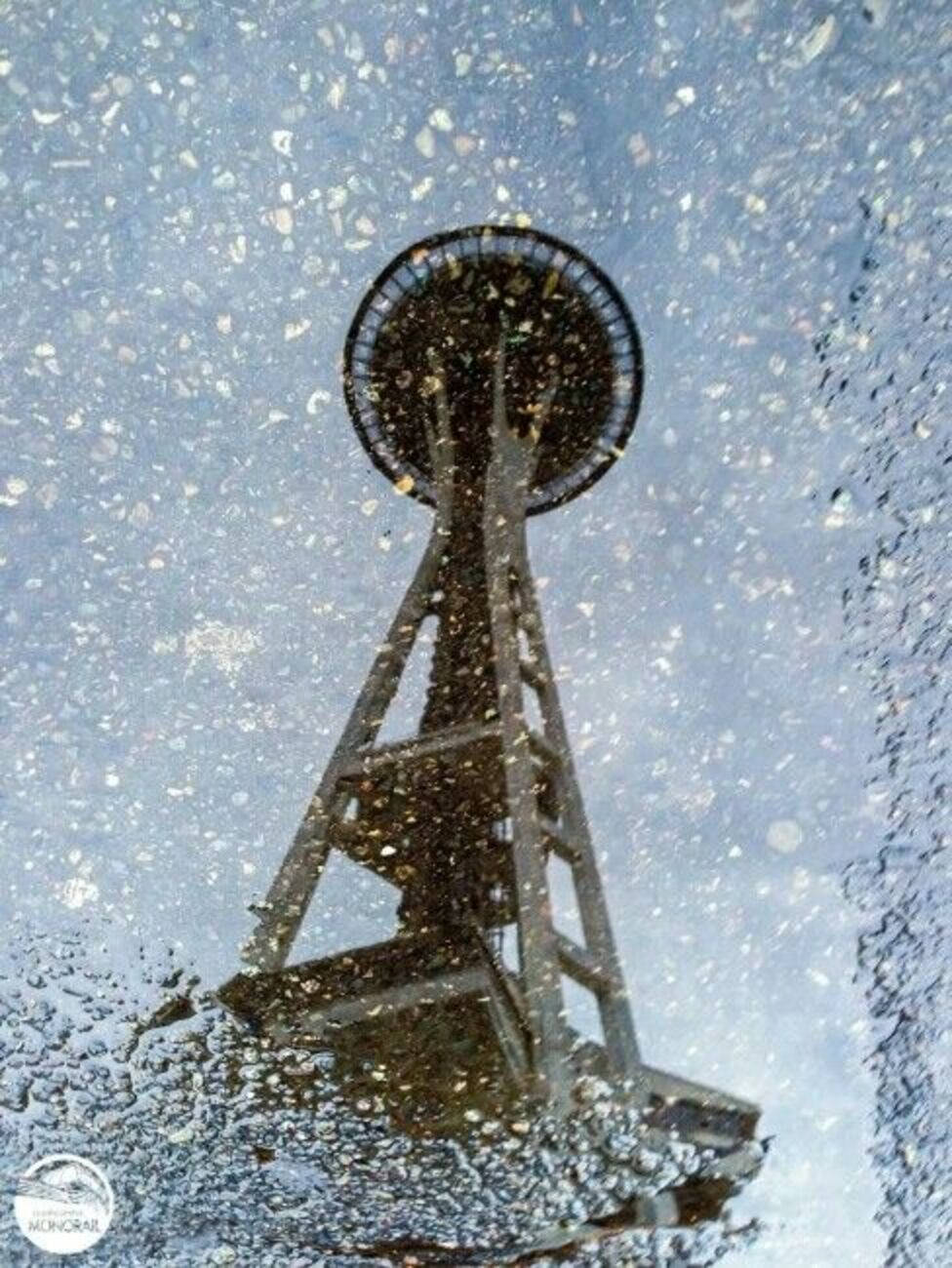 Crystal-like Seattle Rain Wallpaper