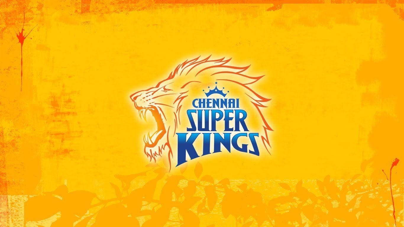 Csk Yellow Logo Poster Wallpaper