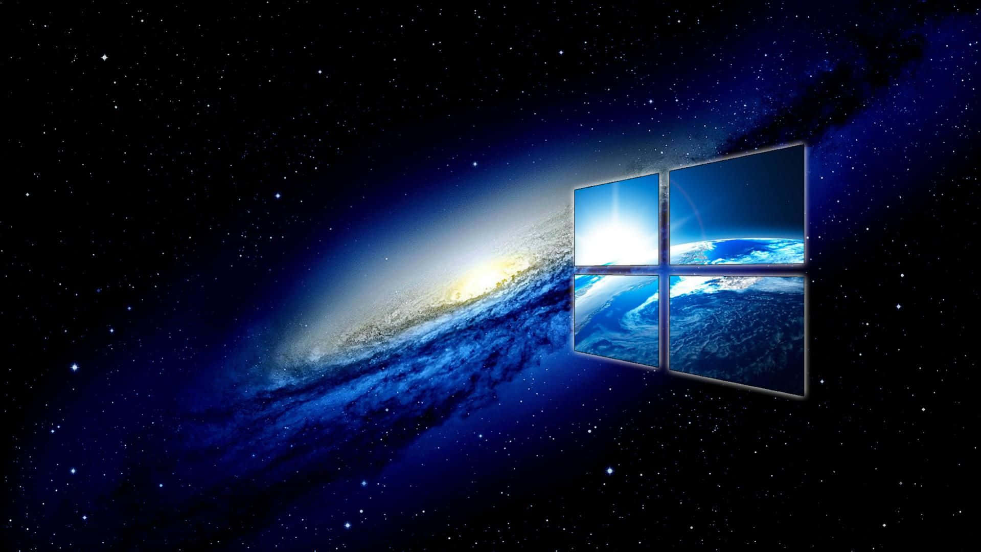 Custom Windows Desktop Created With Stylish Visual Effects Wallpaper