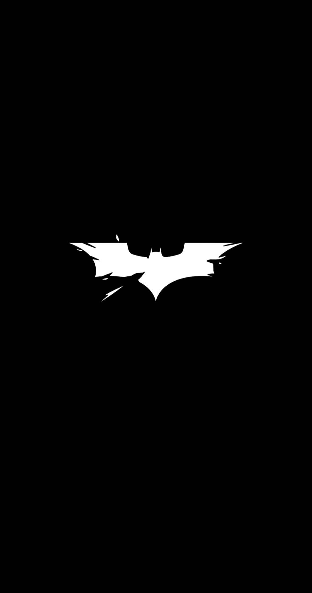 Cut Up Batman Logo Iphone Wallpaper