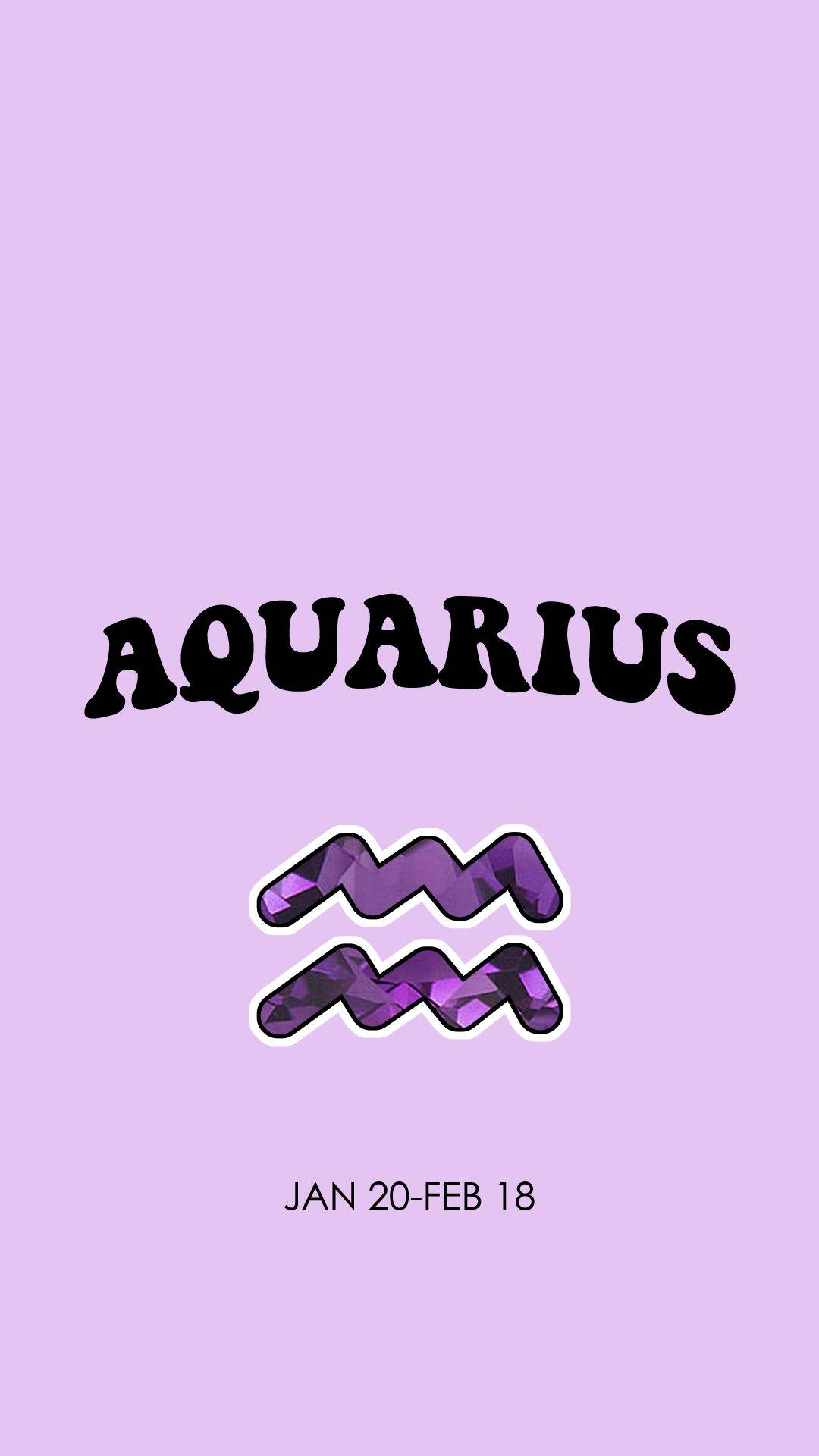 Cute Aquarius Animated Wallpaper