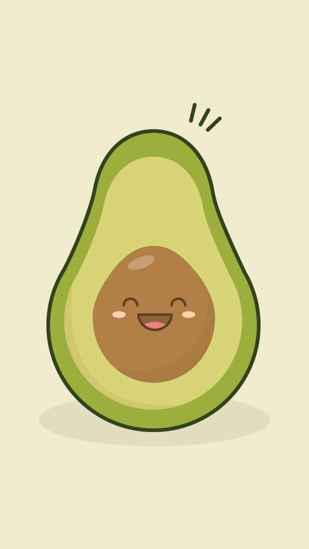 Download free Cute Avocado Happy Seed Wallpaper - MrWallpaper.com