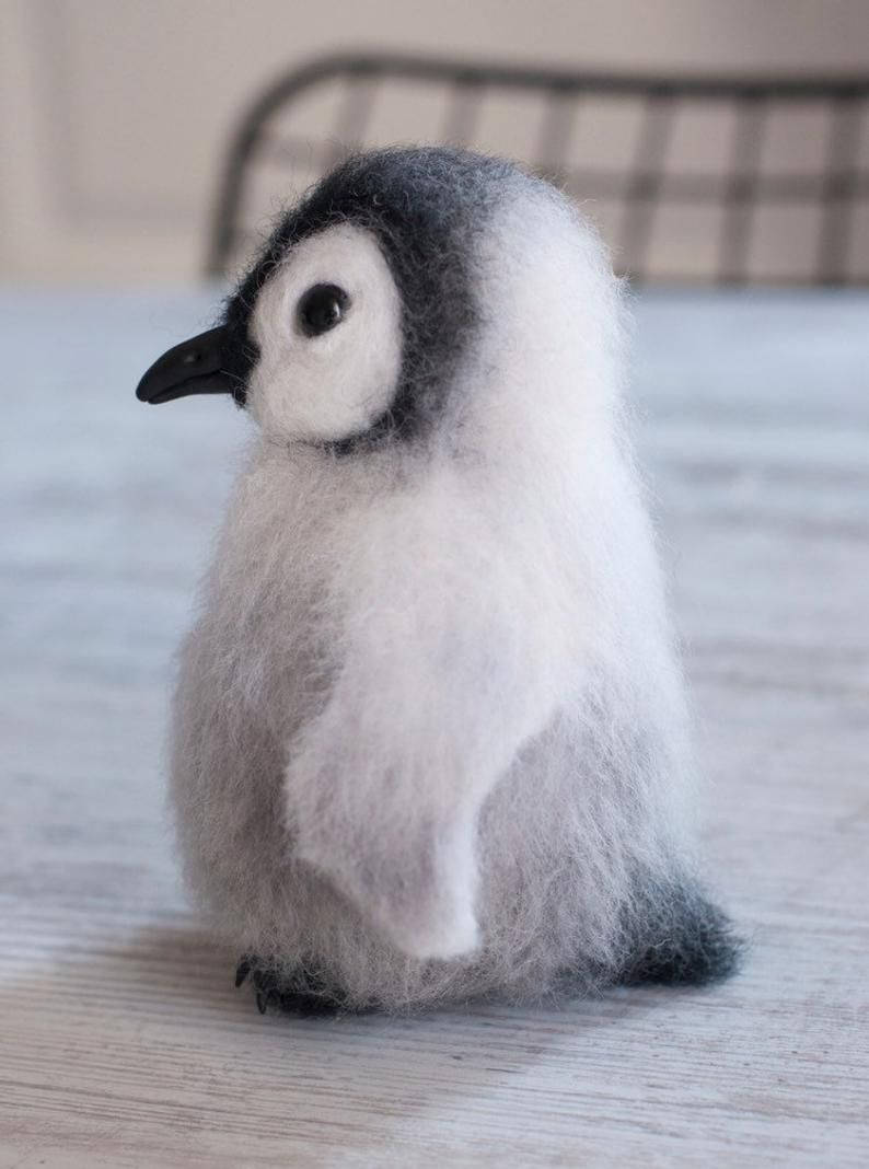 Cute Baby Penguin Toy Wallpaper