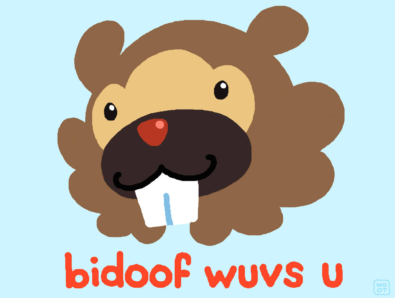 Cute Bidoof Art Wallpaper