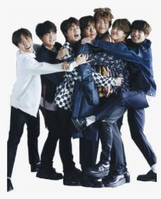 Cute Bts Group Hugging Each Other Wallpaper