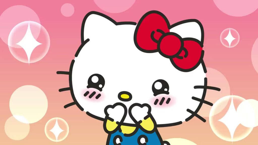 Cute Cartoon Hello Kitty Pfp Wallpaper