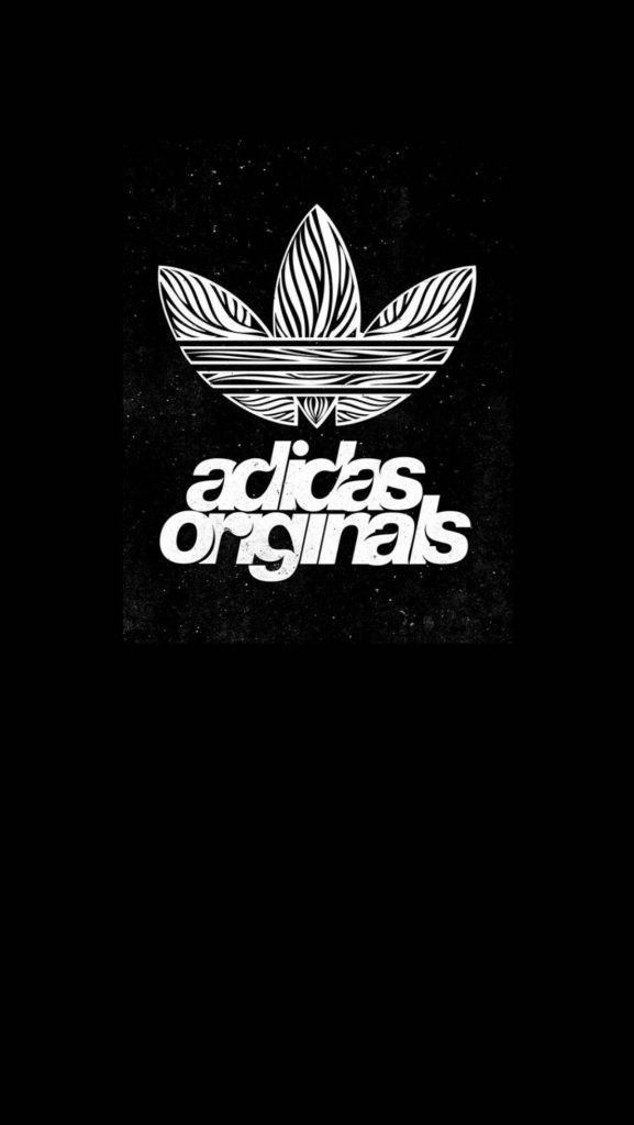 Cute Detailed Logo Of Adidas Iphone Wallpaper