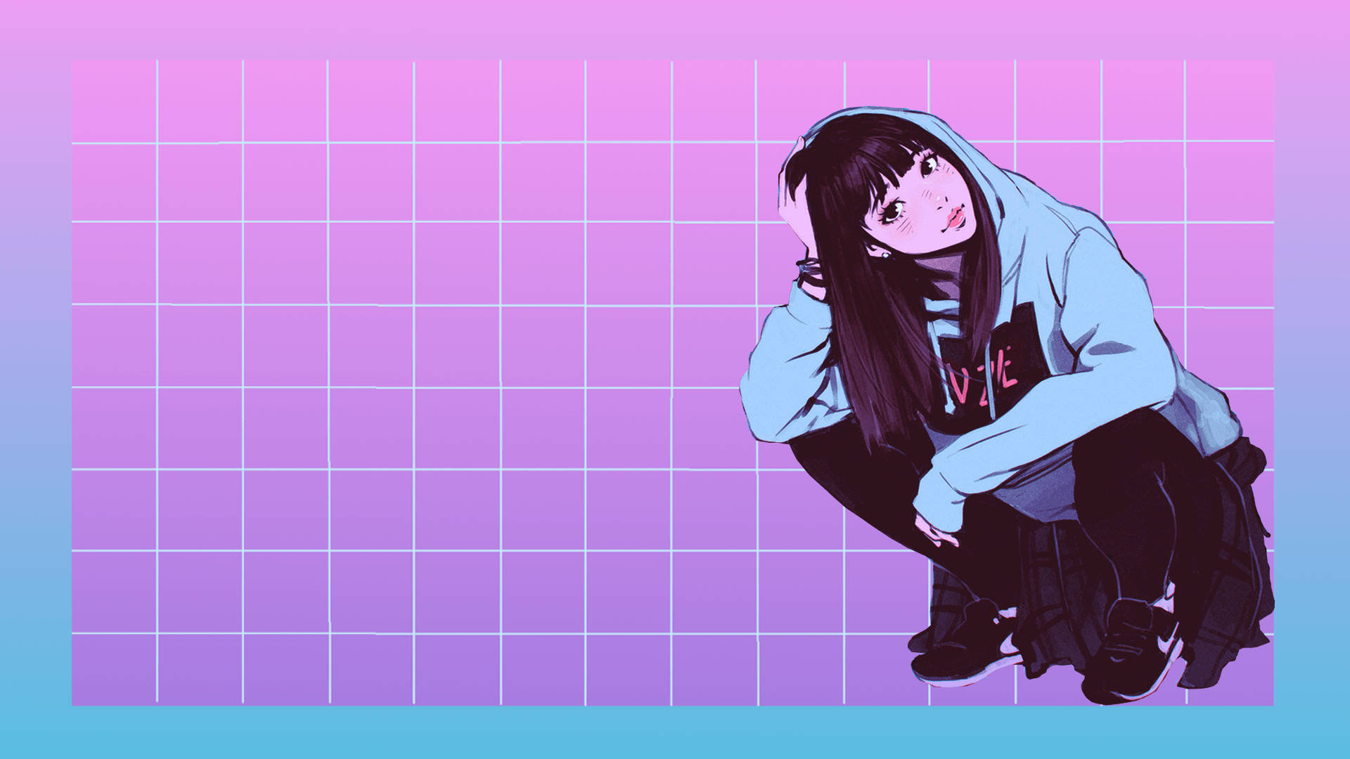 Download free Cute E-girl Aesthetic Desktop Wallpaper - MrWallpaper.com