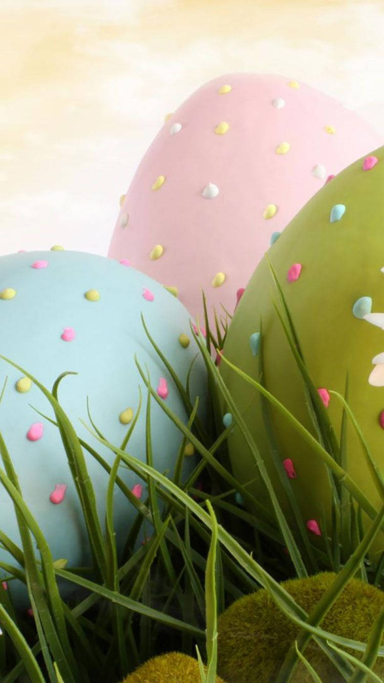 Cute Easter Eggs Wallpaper