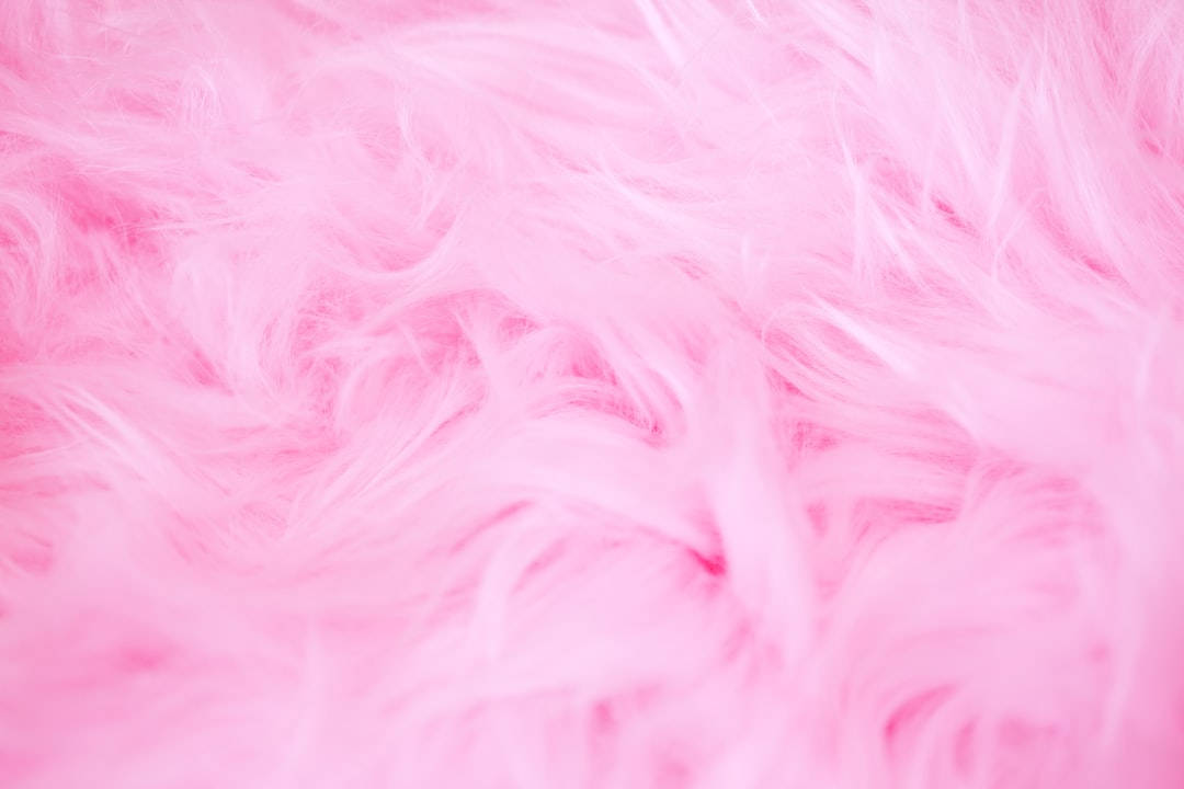 Cute Girly Pink Fur Wallpaper