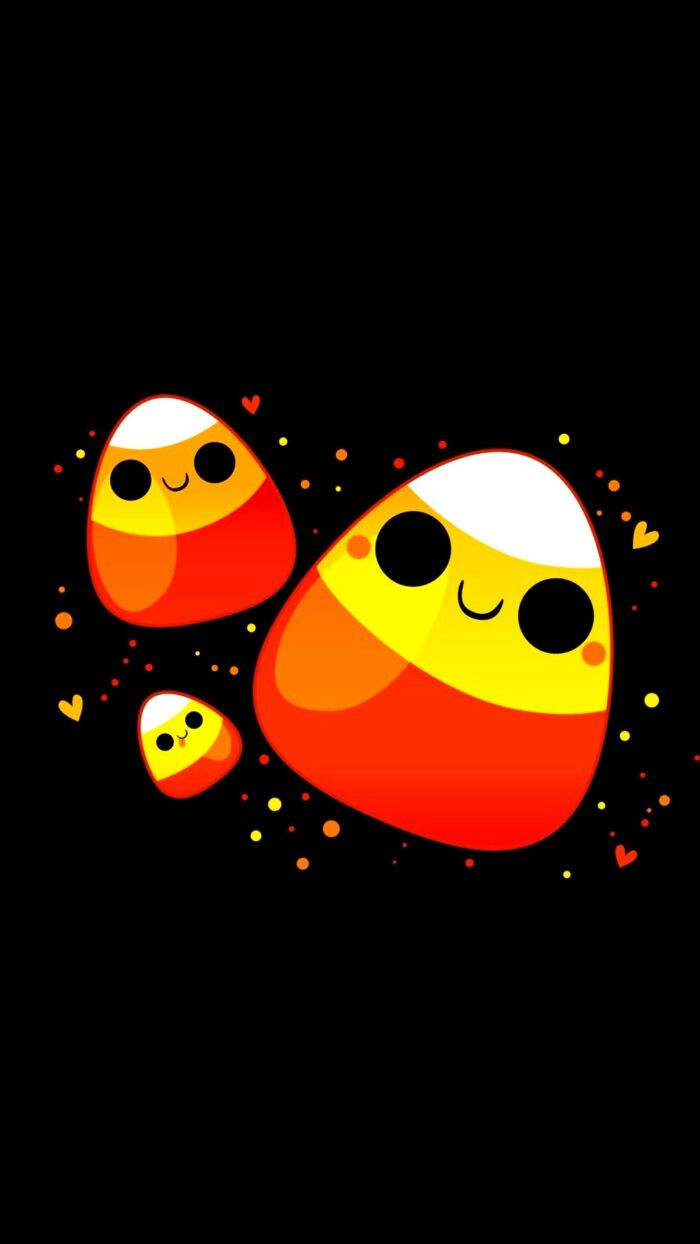 Cute Halloween Eggs Iphone Wallpaper