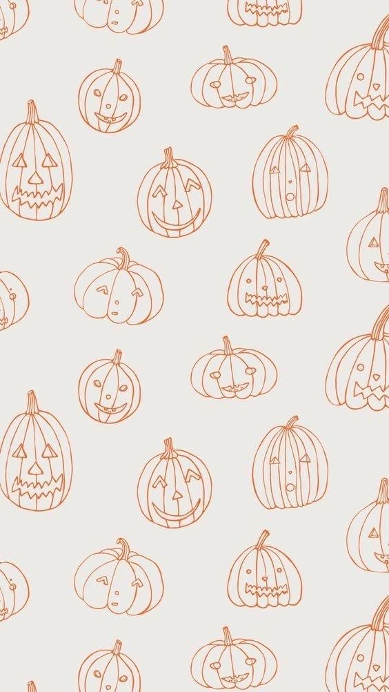 Cute Halloween Iphone Pumpkins Wallpaper