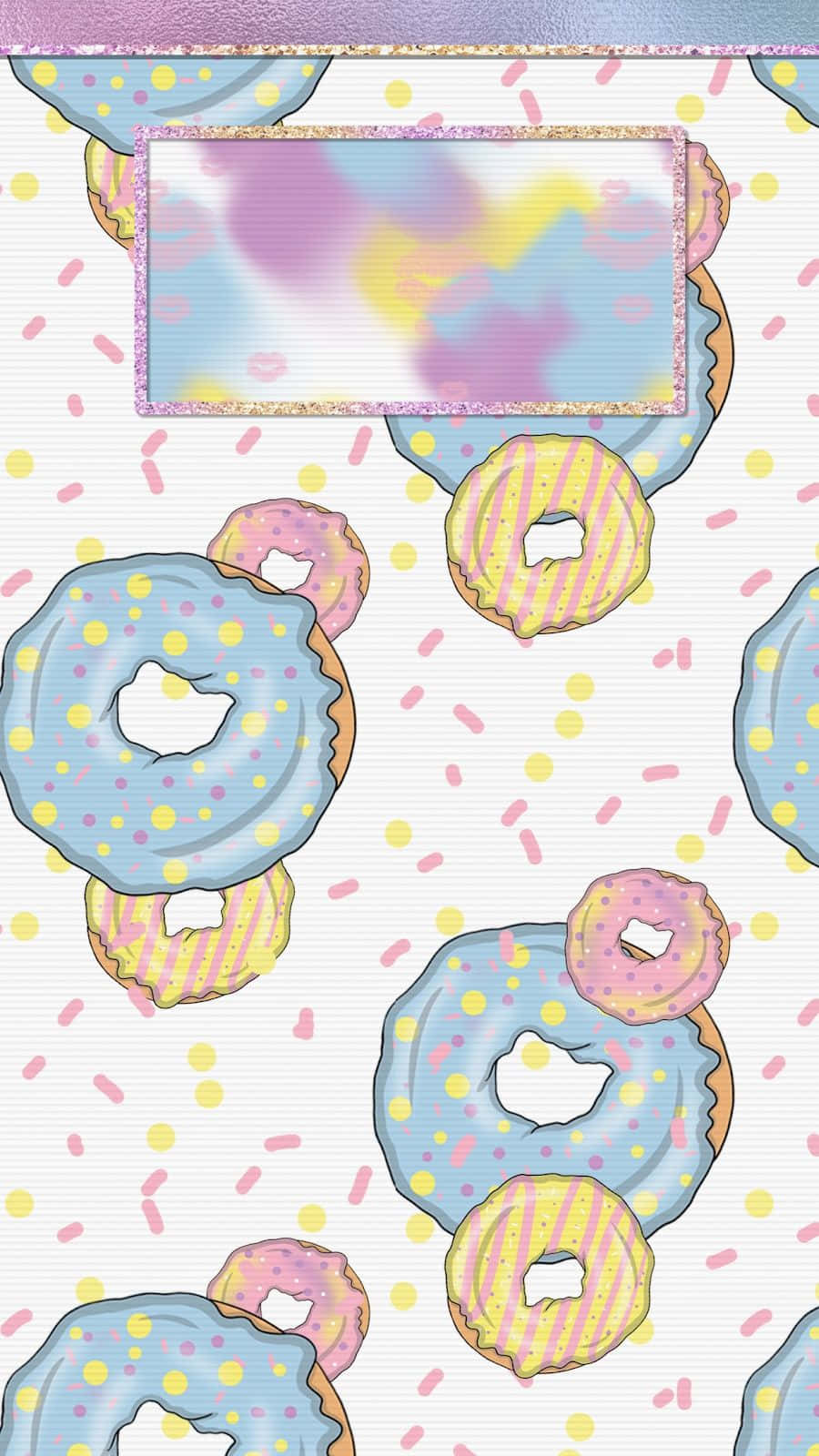Cute Lock Screen Donuts Sprinkles Wallpaper