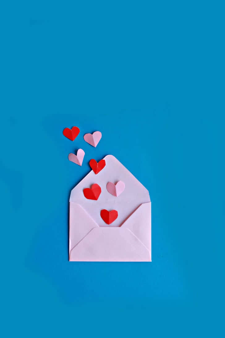 Cute Lock Screen Envelope Hearts Wallpaper