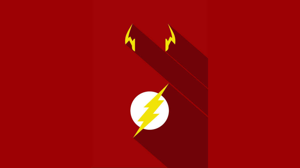 Cute Minimalist The Flash 4k Graphic Wallpaper