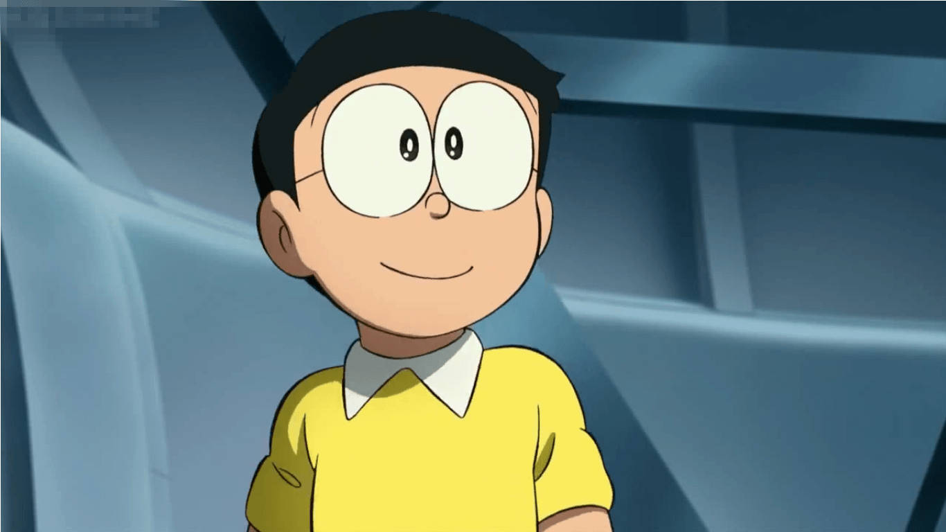Cute Nobita Smiling Wallpaper