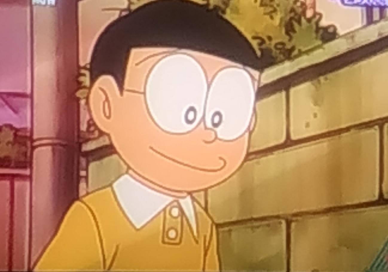 Cute Nobita Vintage Still Wallpaper