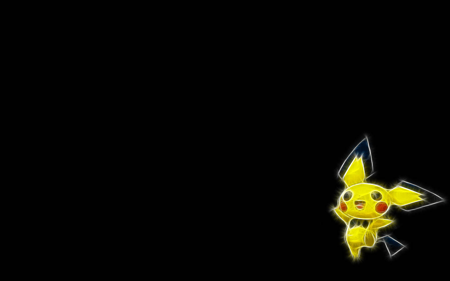 Cute Pichu Jumping Wallpaper