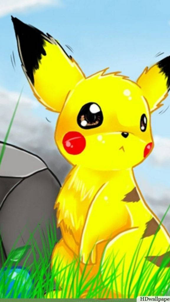 Cute Pikachu Pokemon Iphone Wallpaper