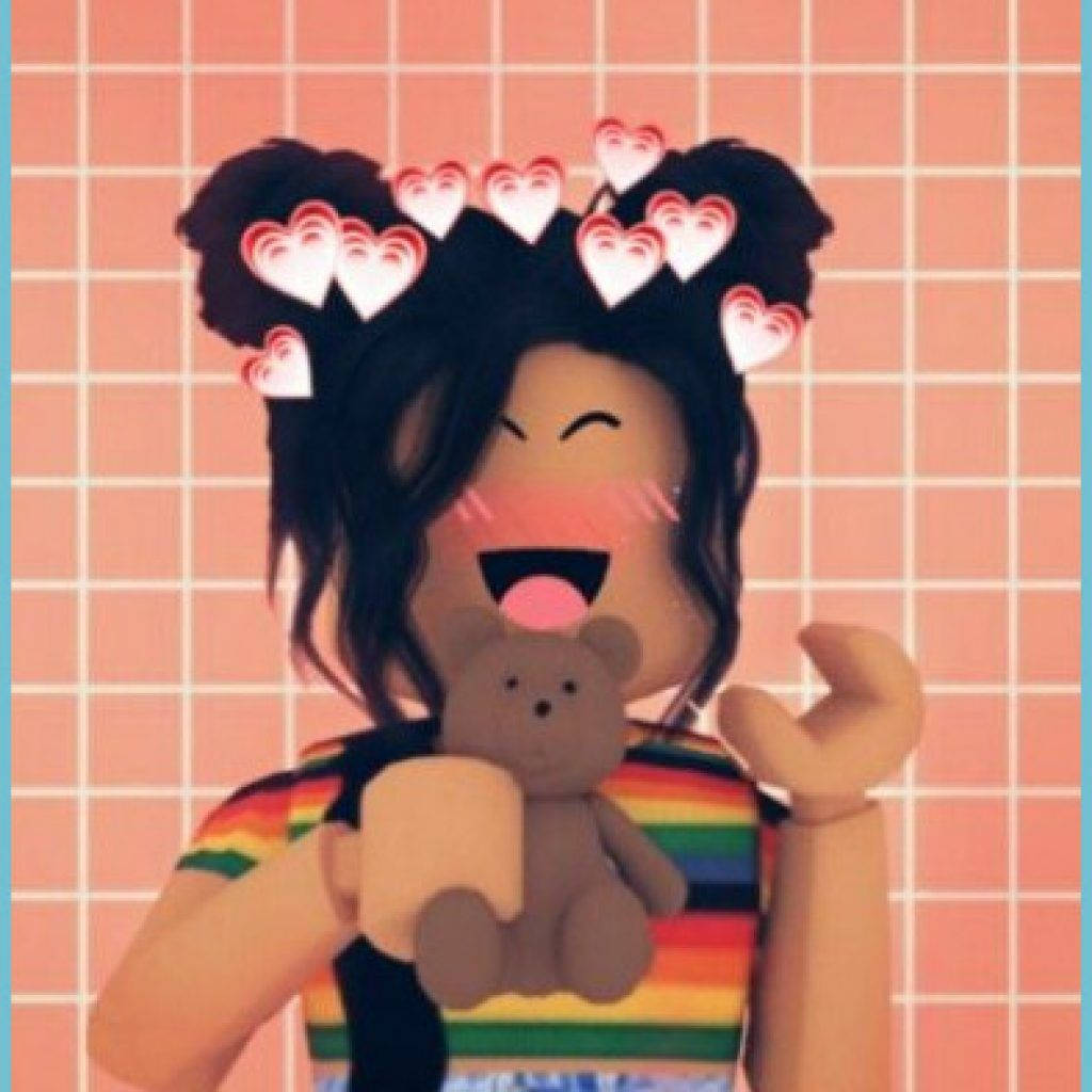Cute Roblox With Wide Smile Wallpaper