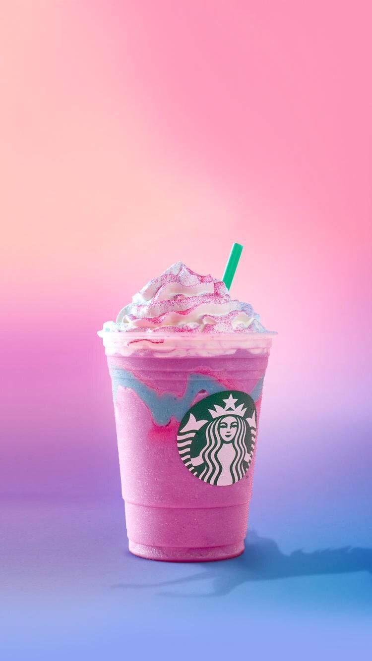 Cute Starbucks Dragon Fruit Drink Cup Wallpaper