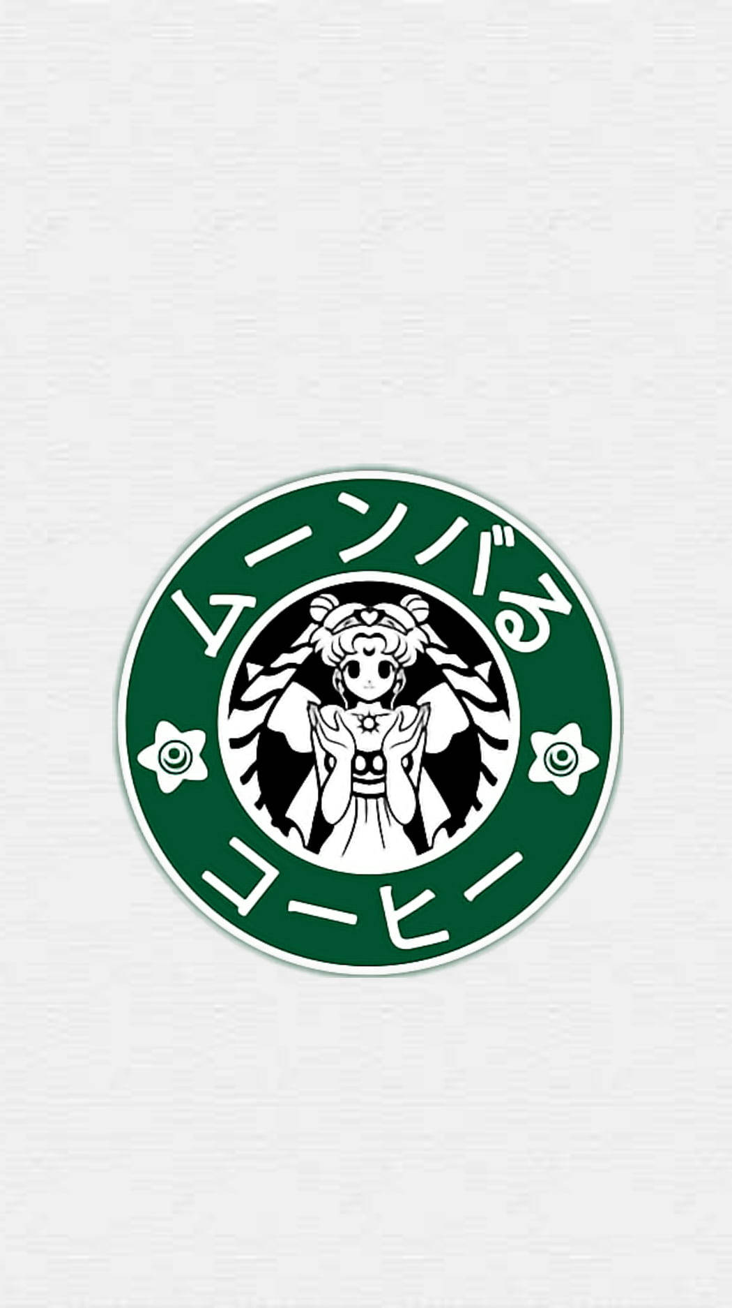 Cute Starbucks Logo Sailor Moon Version Wallpaper