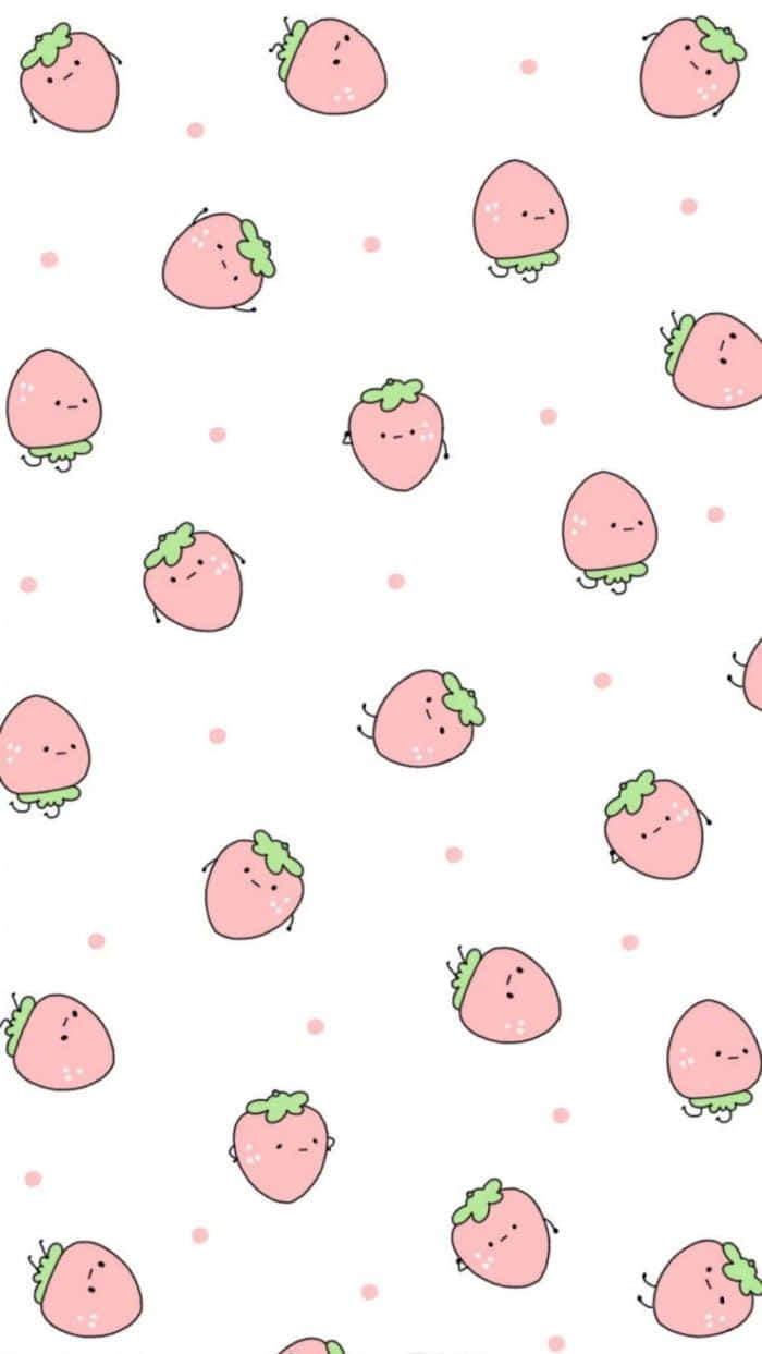 Cute Strawberry 700 X 1243 Wallpaper