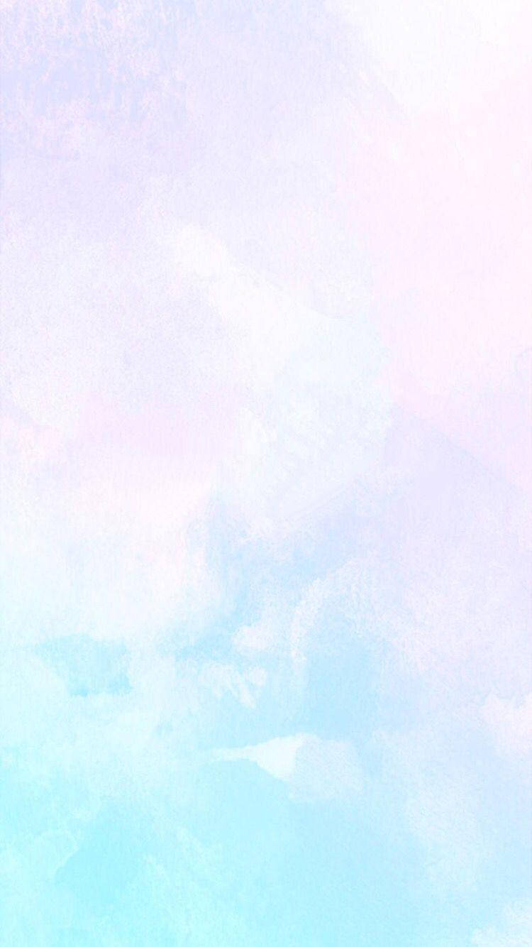 Cute Tablet Purple Clouds Wallpaper