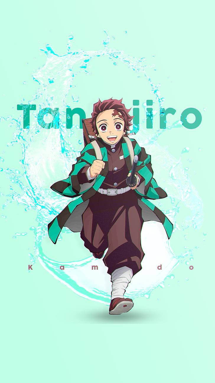 Cute Tanjiro Kamado Background Wallpaper