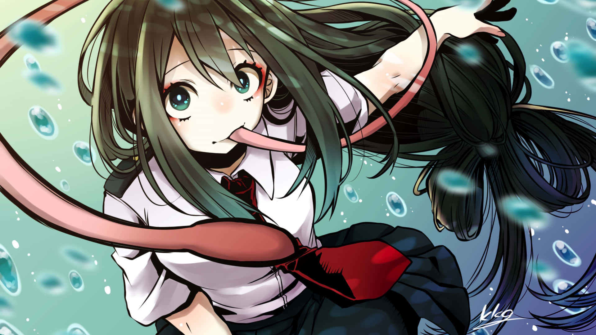 Download free Cute Tsuyu Asui My Hero Academia Wallpaper - MrWallpaper.com